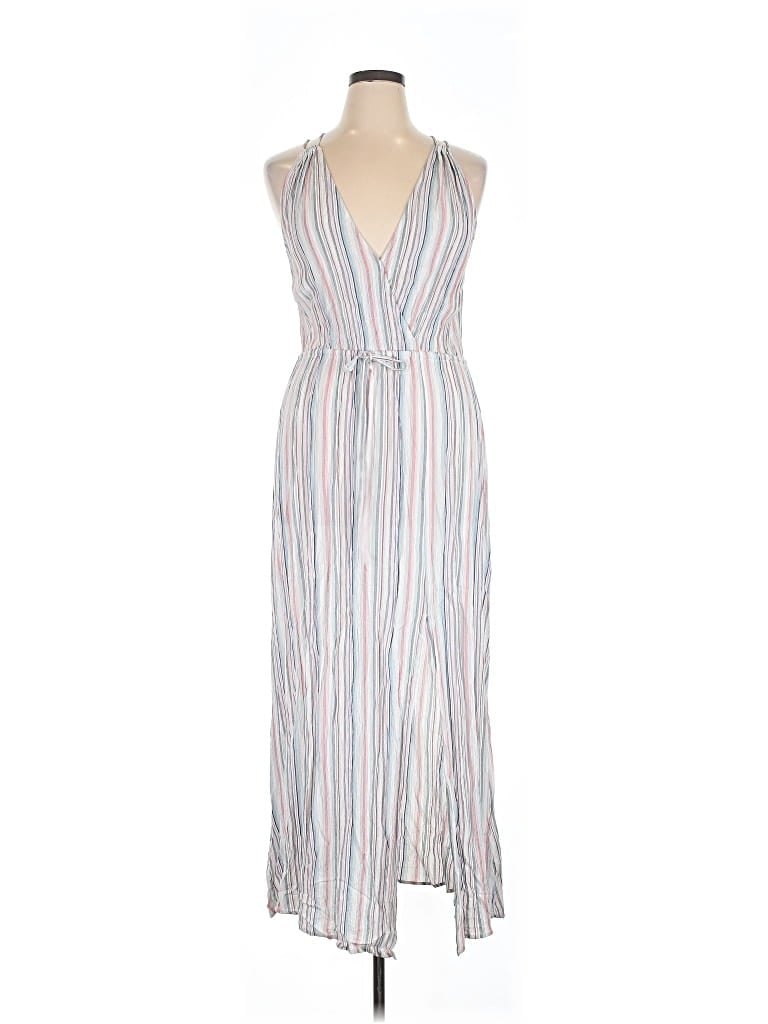 Pre-owned Elan Casual Dress In White