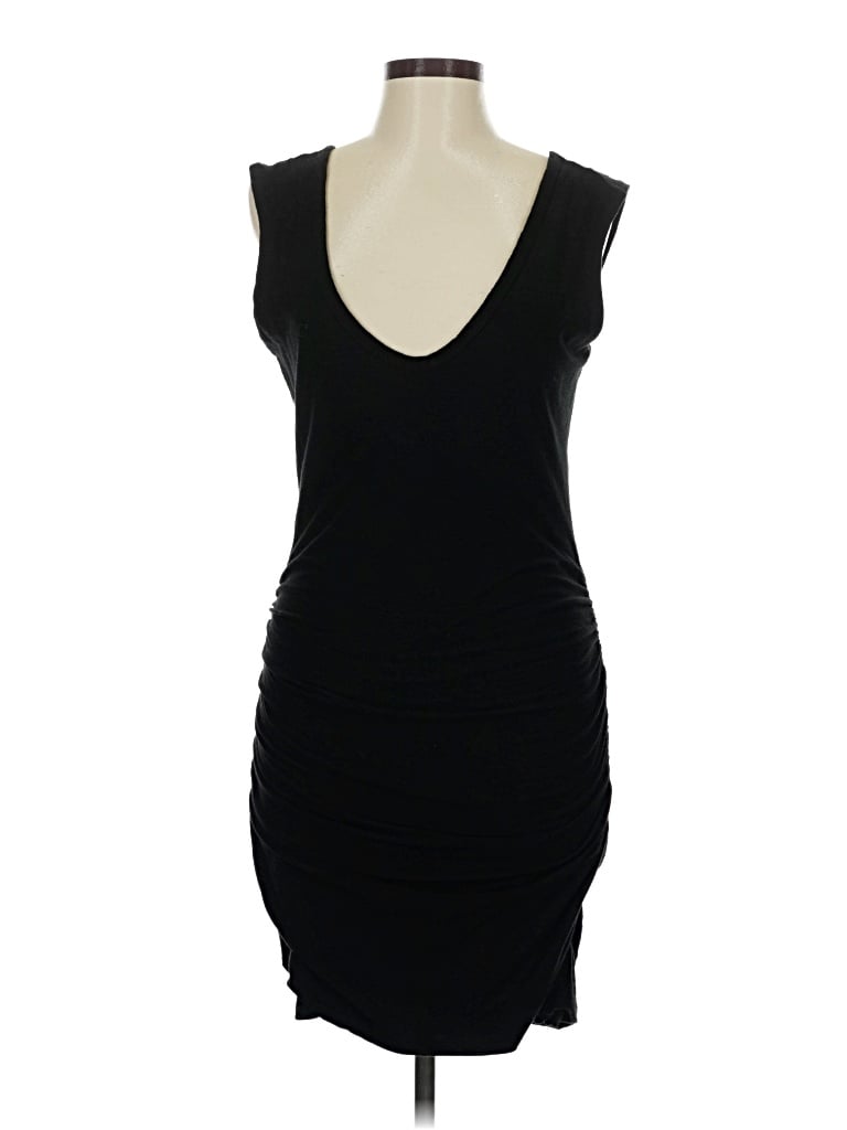 Pre-owned James Perse Cocktail Dress In Black