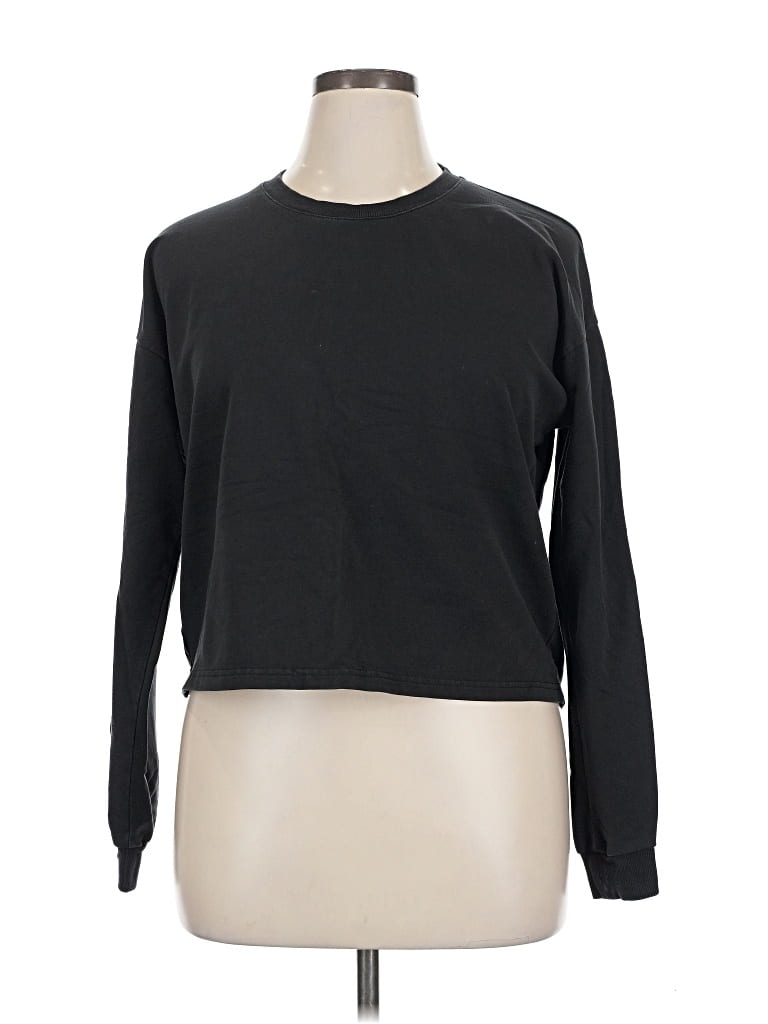 Pre-owned Marine Layer Sweatshirt In Black