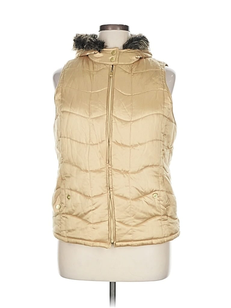 Pre-owned Jones New York Sport Vest In Gold