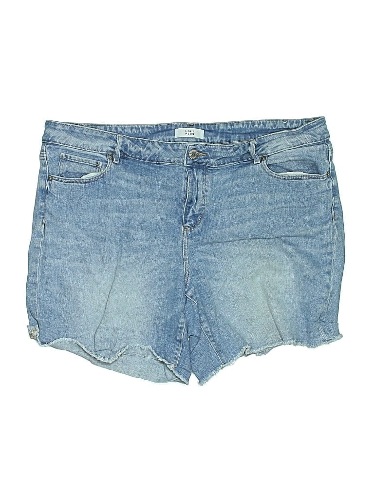 Pre-owned Ann Taylor Loft Denim Shorts In Blue