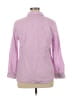Talbots Polka Dots Purple Long Sleeve Button-Down Shirt Size XL - photo 2