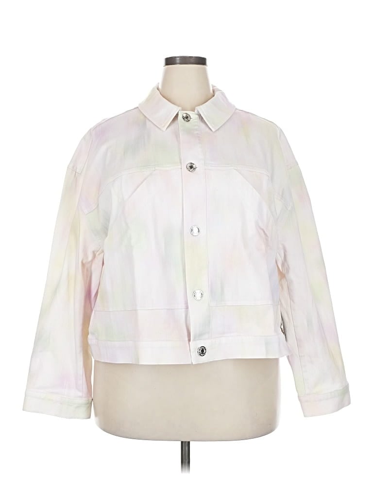 Pre-owned Eloquii Jacket In White