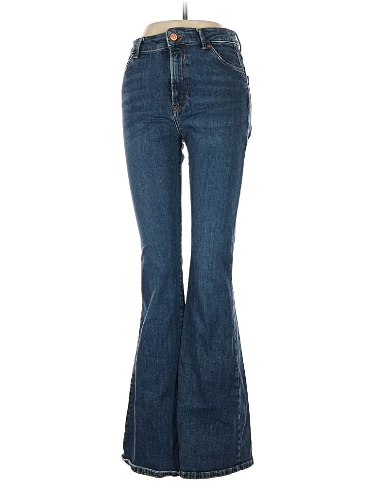 Pre-owned Bershka Jeans In Blue