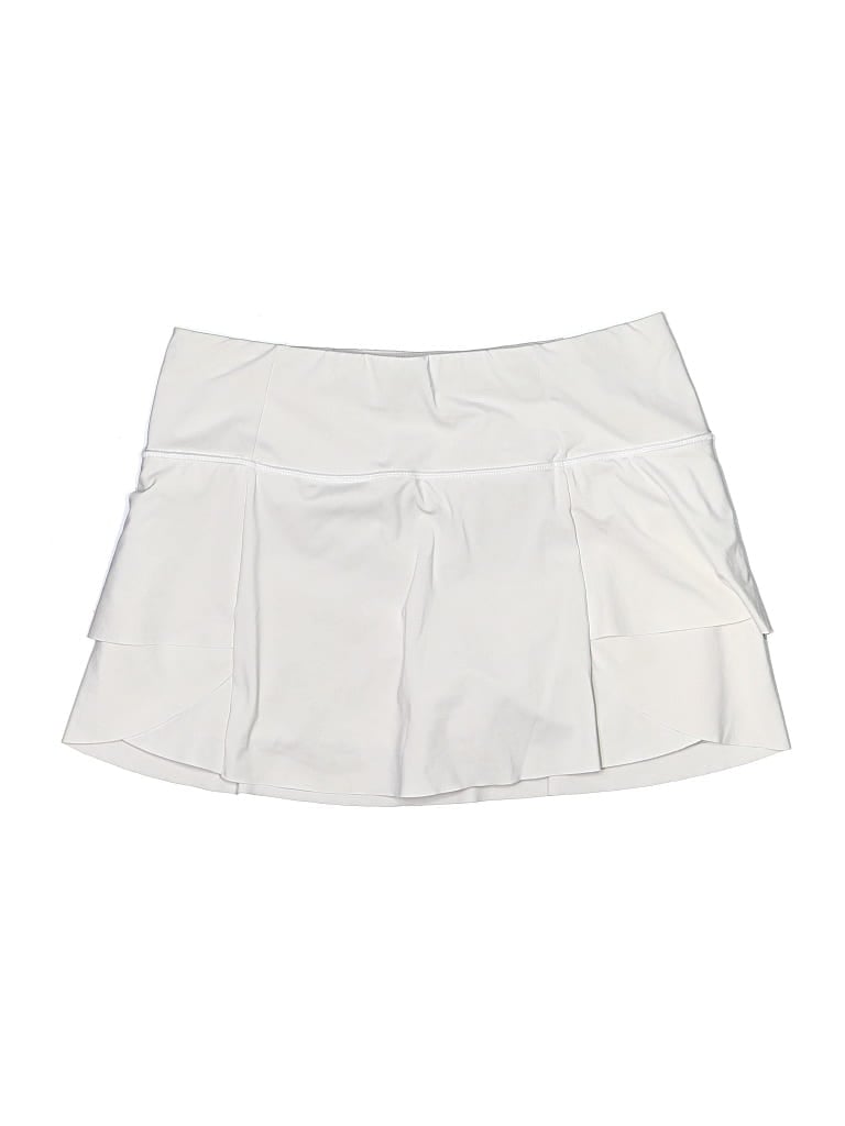 Pre-owned Athleta Active Skort In White
