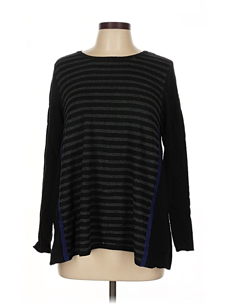 Pre-owned Sutton Studio Pullover Sweater In Black