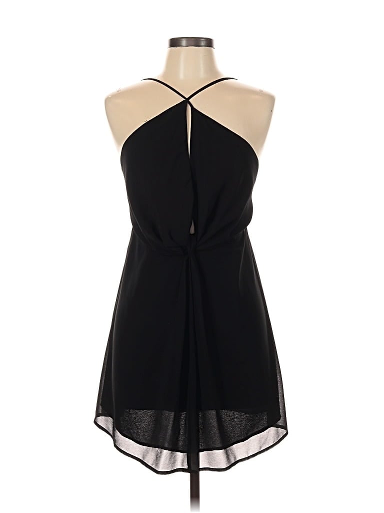 Pre-owned Cotton Candy La Cocktail Dress In Black