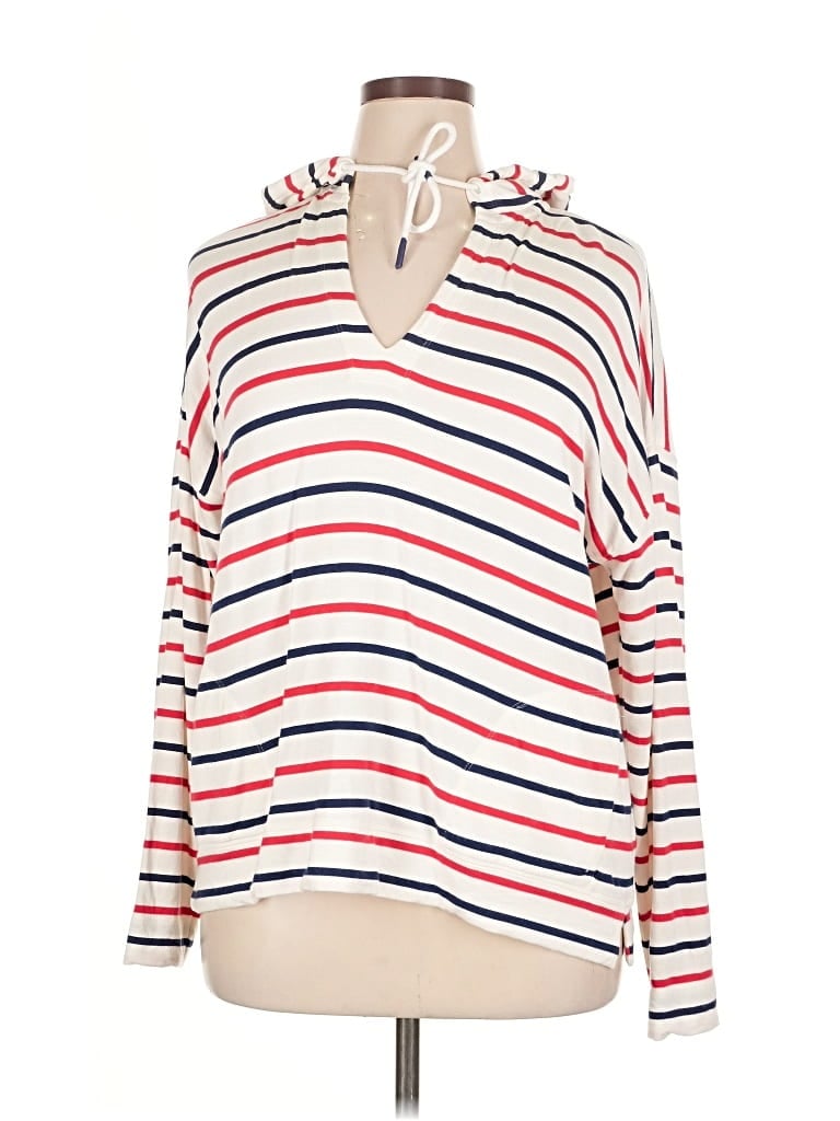 Pre-owned Vineyard Vines Pullover Sweater In White