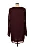 Line & Dot 100% Polyester Solid Burgundy Casual Dress Size L - photo 2