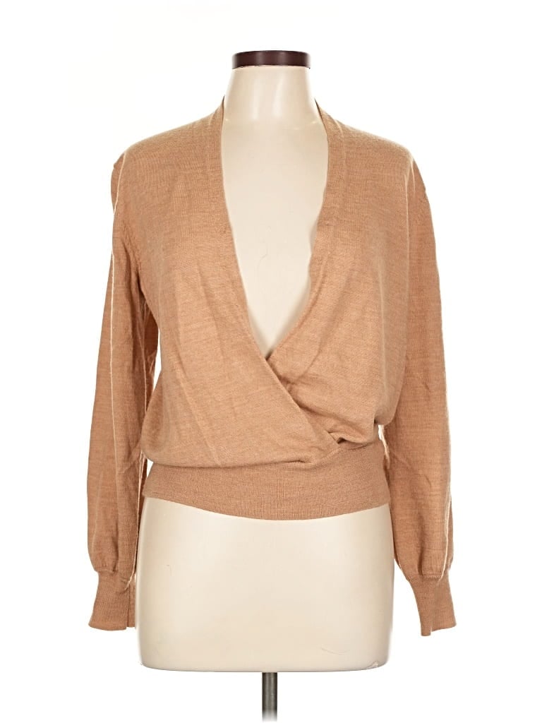 Pre-owned Christian Siriano New York Pullover Sweater In Brown