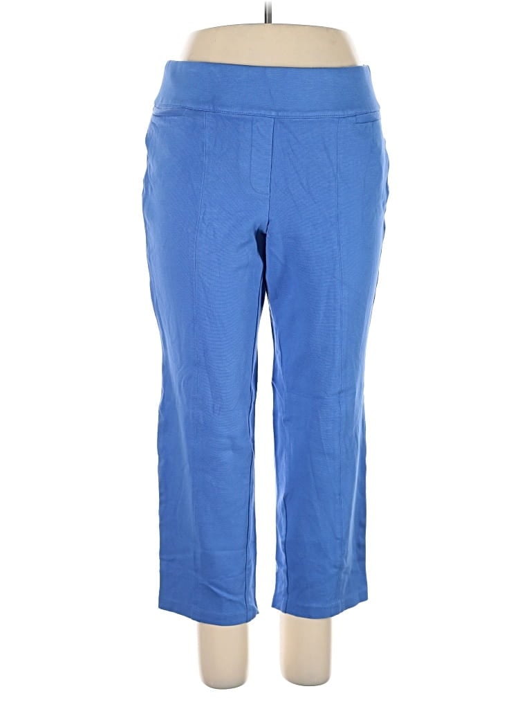 Pre-owned Lane Bryant Casual Pants In Blue