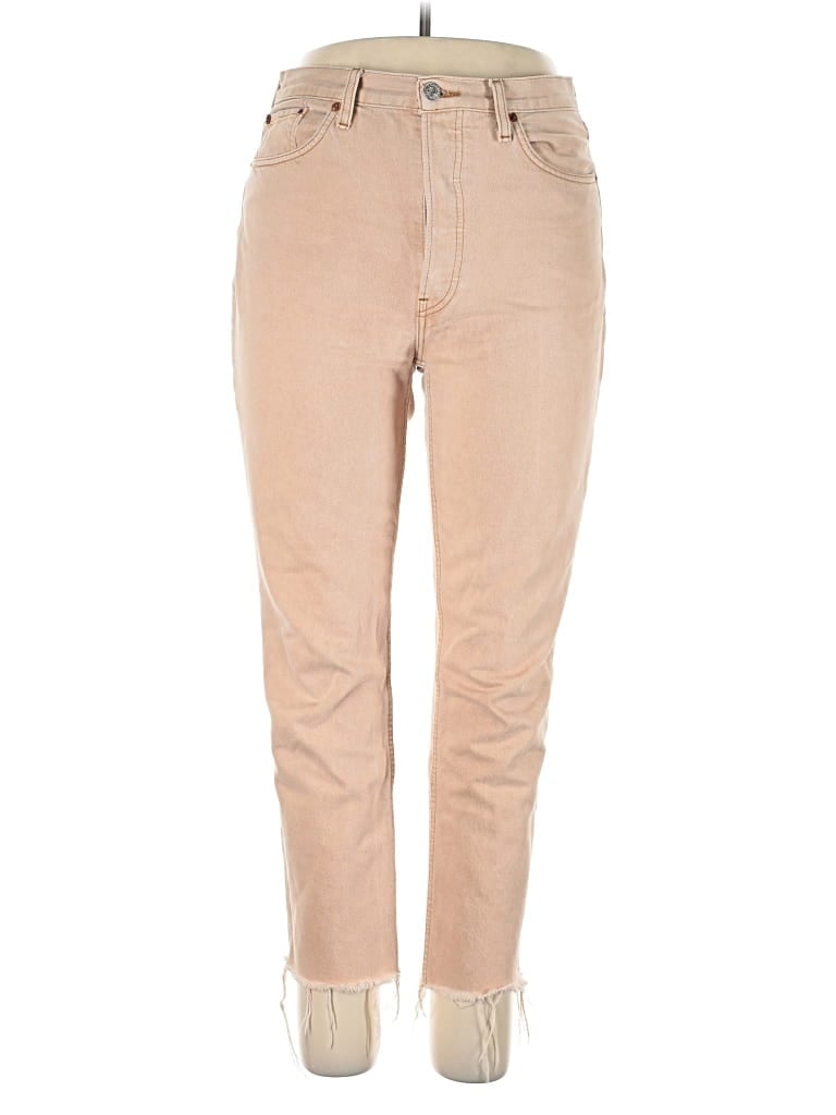 Pre-owned Re/done Jeans In Brown