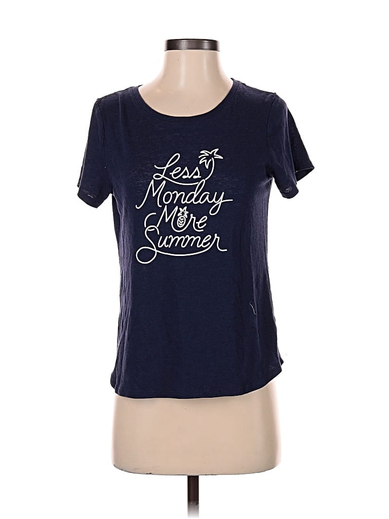 Pre-owned Old Navy Short Sleeve T-shirt In Blue