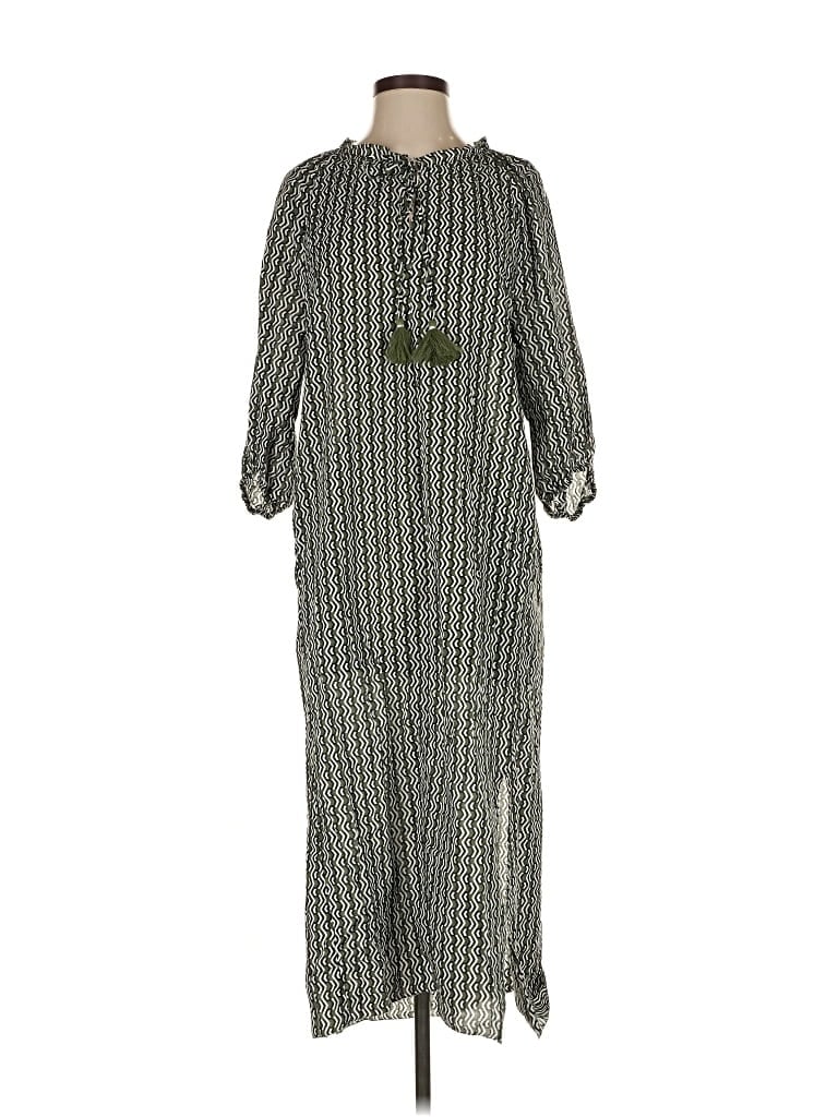 Calme Casual Dress In Green