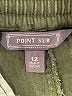 Point Sur 100% Cotton Solid Green Cargo Pants Size 12 - photo 7