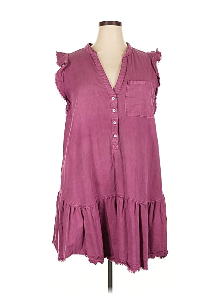 Pre-owned Pilcro By Anthropologie Casual Dress In Purple