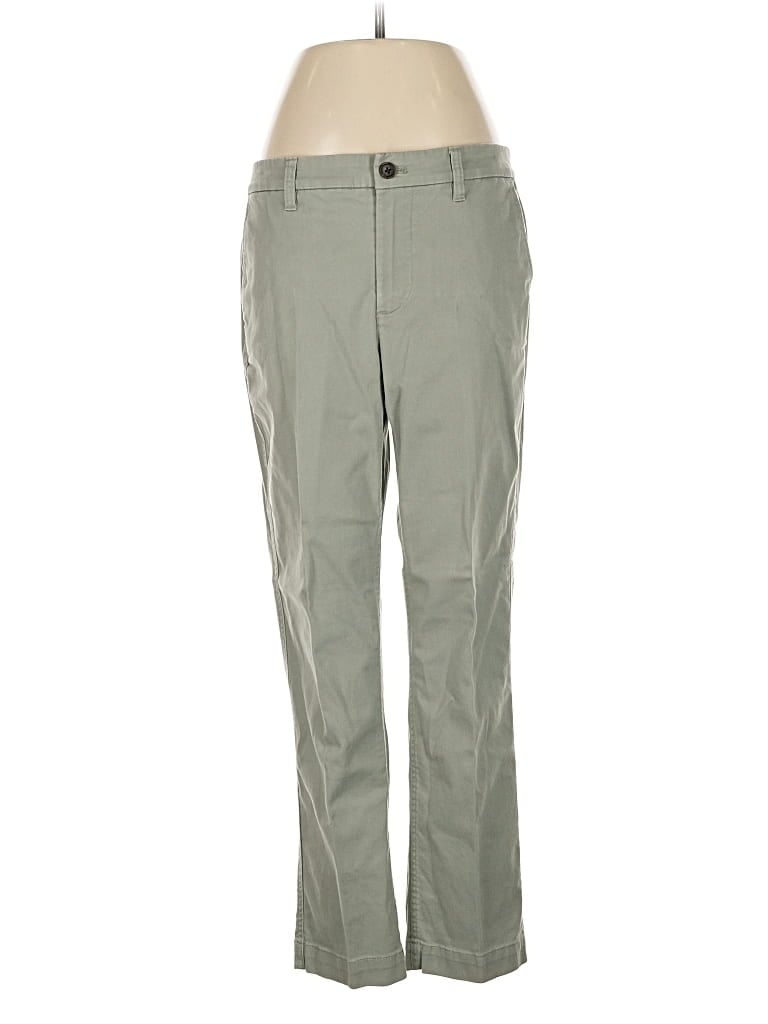 Pre-owned J.crew Factory Store Khaki Pant In Green
