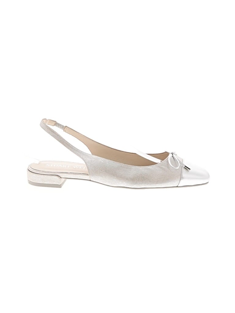 Pre-owned Stuart Weitzman Mule/clog In Silver