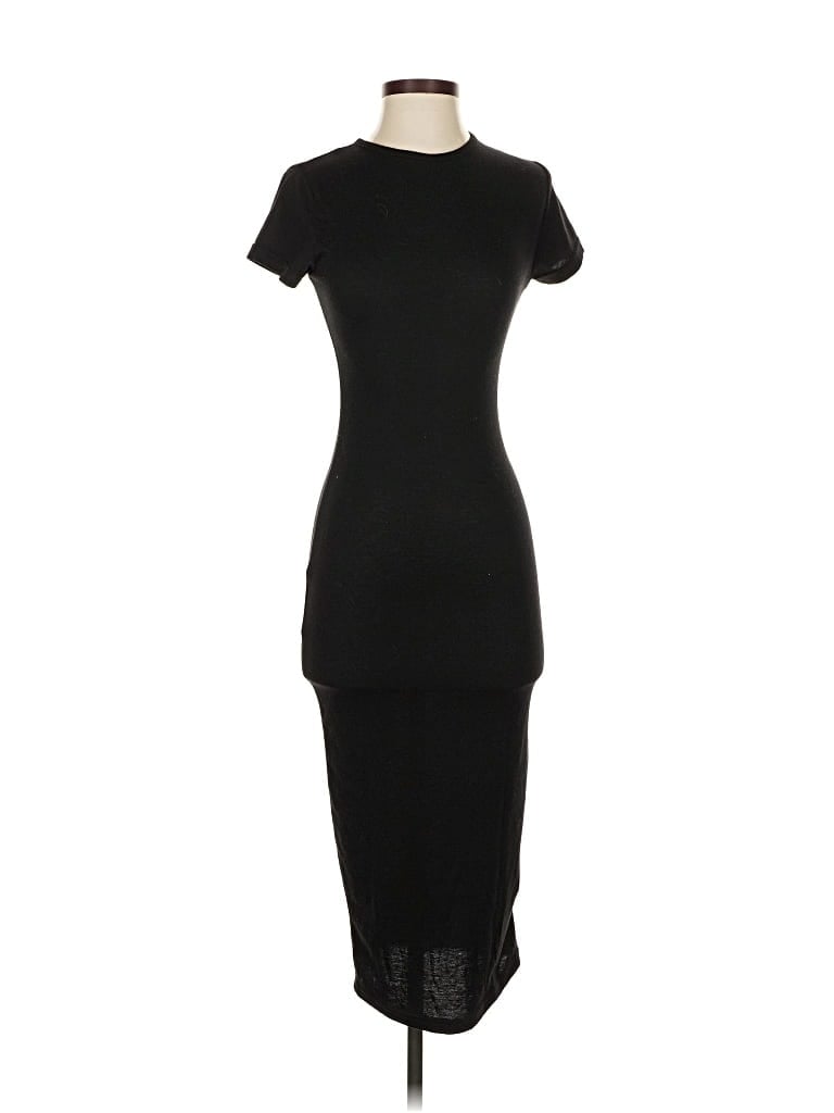 Pre-owned Missguided Casual Dress In Black