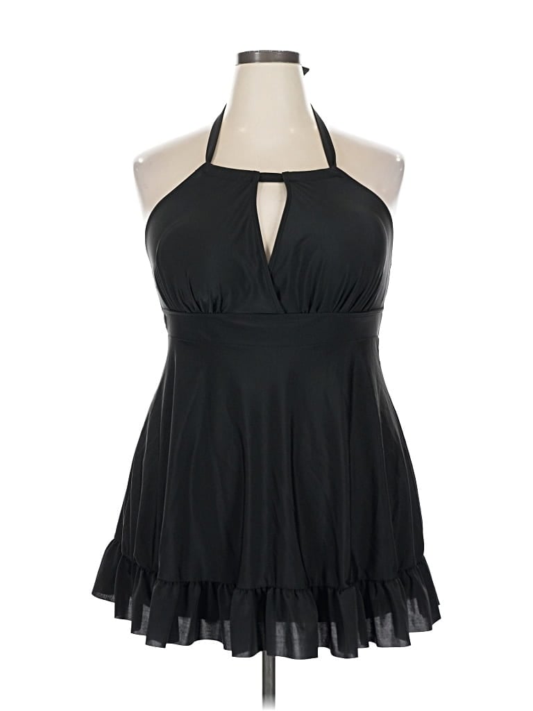 Pre-owned Zaful Cocktail Dress In Black