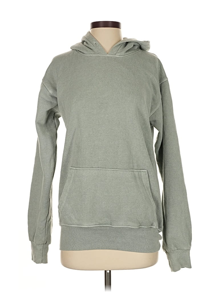 Pre-owned Prettylittlething Pullover Hoodie In Gray