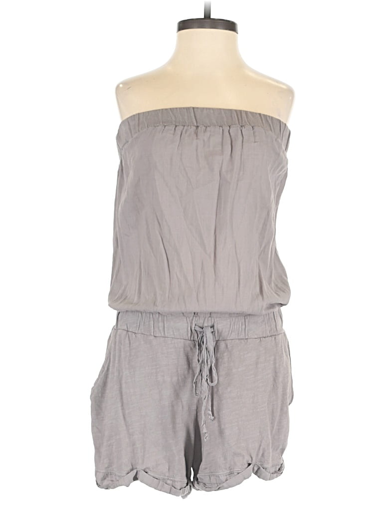 Pre-owned Michael Stars Romper In Gray