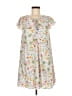 CeCe 100% Polyester Floral Gray Casual Dress Size 6 - photo 1