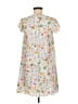 CeCe 100% Polyester Floral Gray Casual Dress Size 6 - photo 2