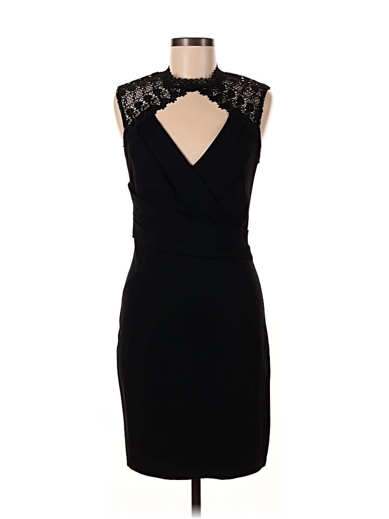 Pre-owned Bebe Cocktail Dress In Black