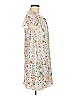 CeCe 100% Polyester Floral Gray Casual Dress Size 6 - photo 4