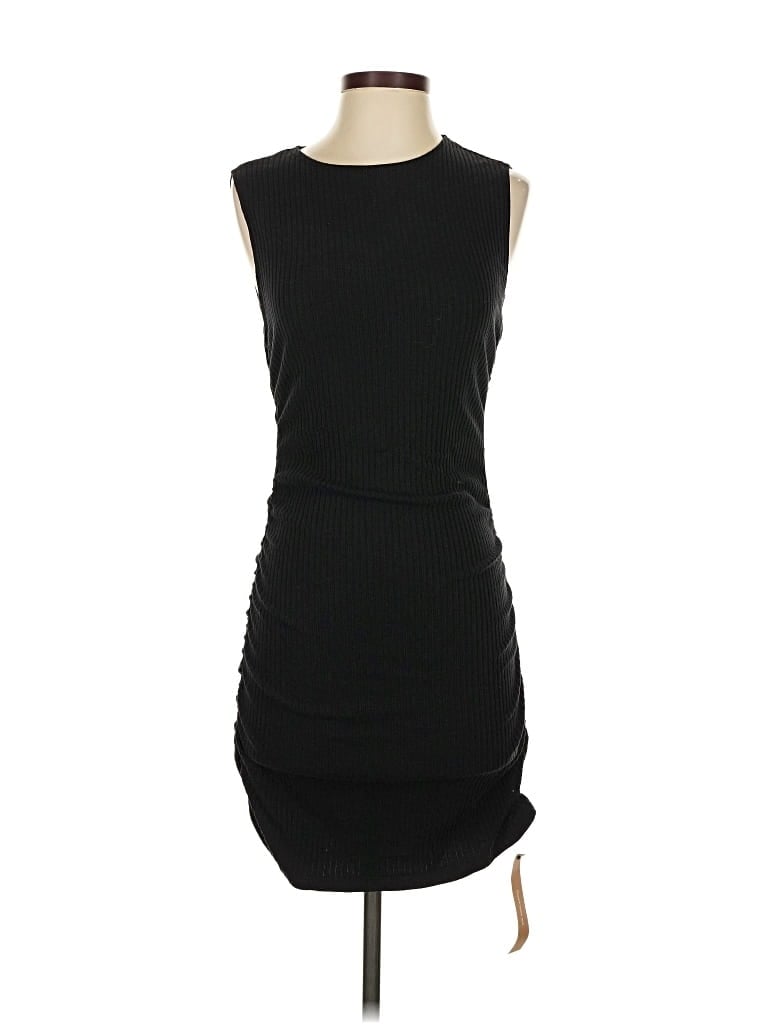 Pre-owned Reformation Casual Dress In Black