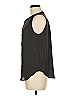 Ann Taylor LOFT 100% Polyester Black Sleeveless Blouse Size M - photo 5