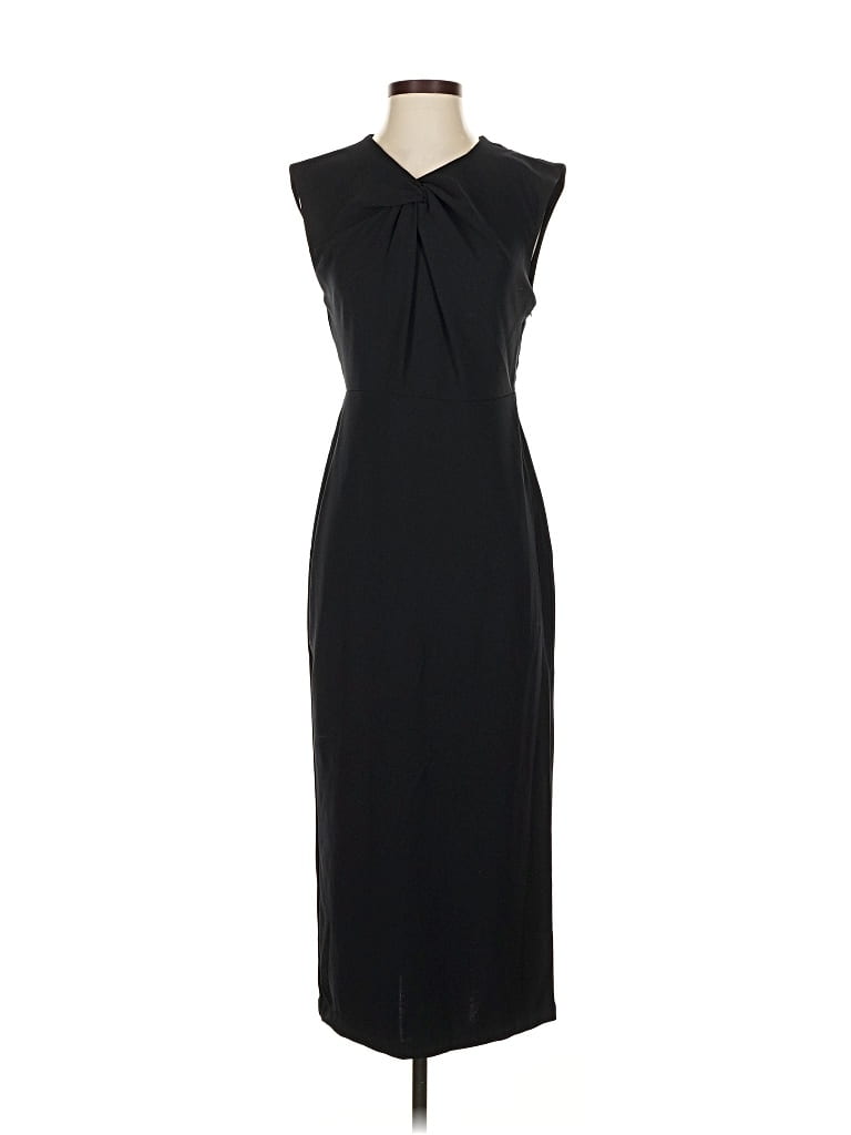 Pre-owned Zara Cocktail Dress In Black