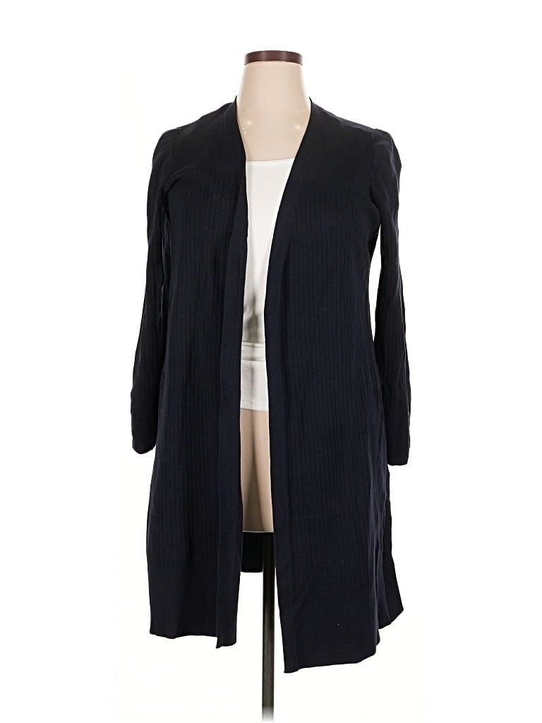 Pre-owned Talbots Cardigan Sweater In Black