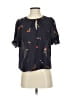 Madewell Black Short Sleeve Blouse Size XXS - photo 1