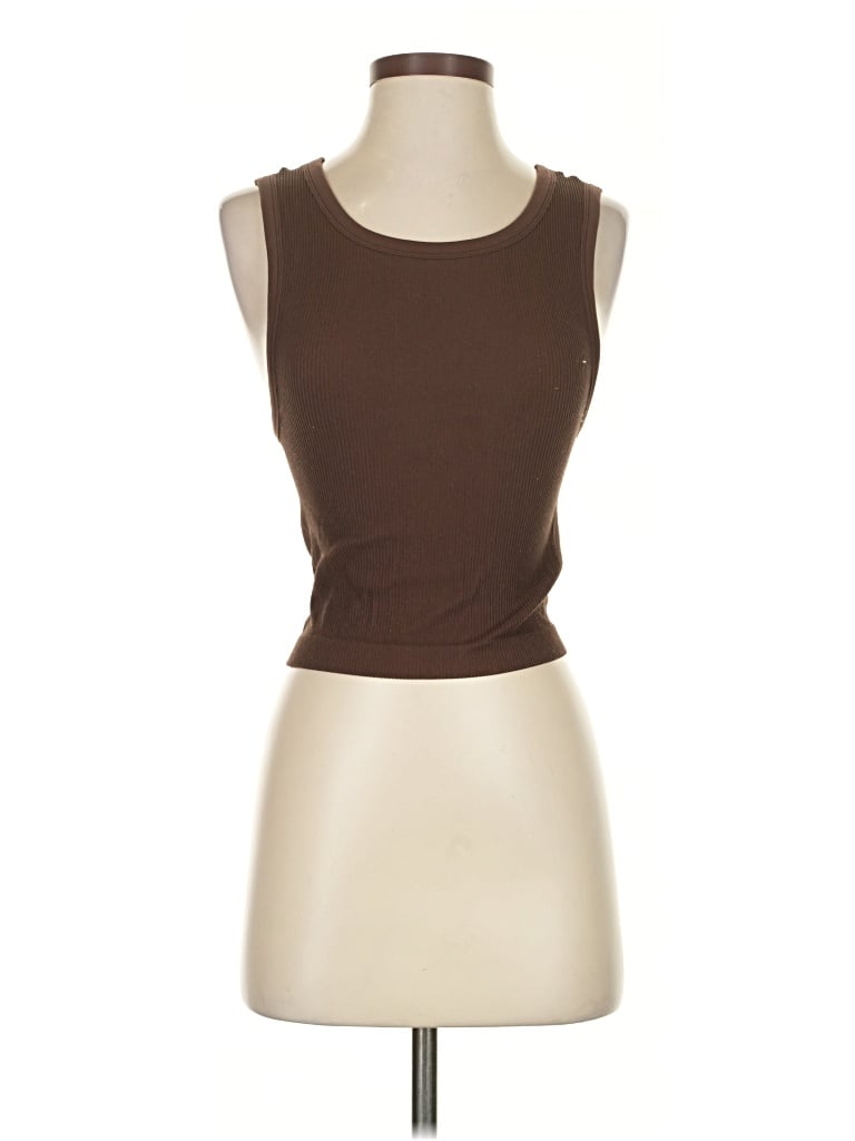 Pre-owned Sunday Best Sleeveless T-shirt In Brown
