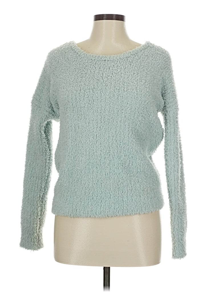 Hippie Rose Pullover Sweater In Blue