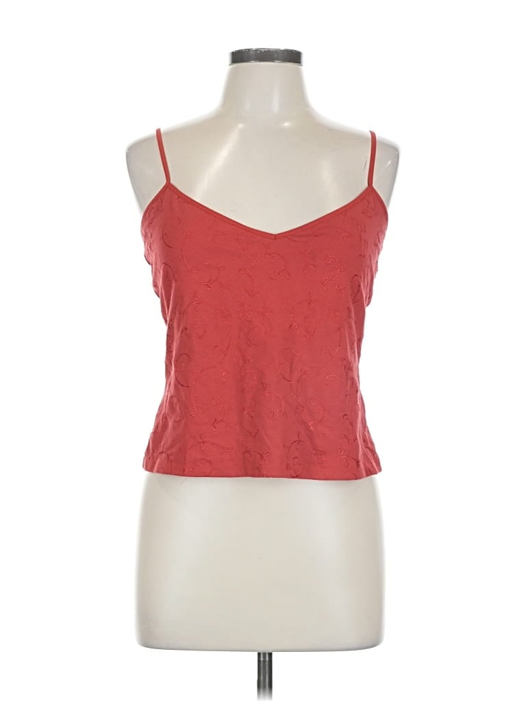 Pre-owned Victoria's Secret Tank Top Red Strapless Neckline Tops