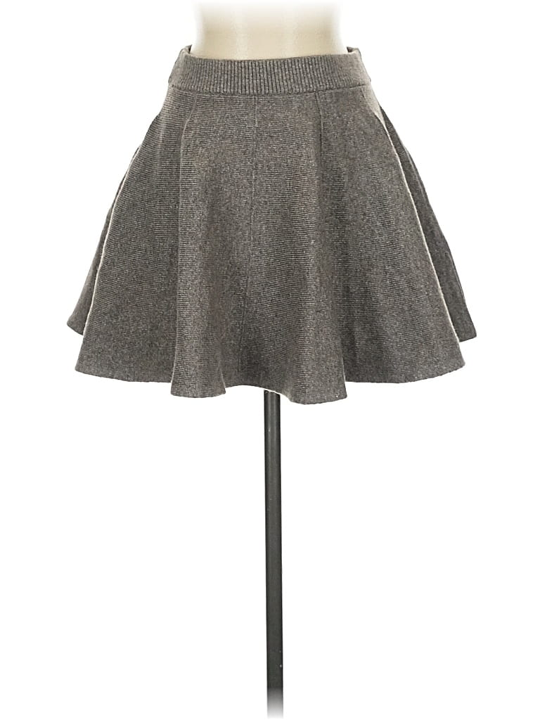 Pre-owned Free People Casual Skirt In Gray