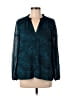 Whistles 100% Polyester Teal Long Sleeve Blouse Size 6 - photo 1