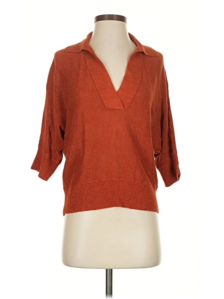 Pre-owned Banana Republic Factory Store Pullover Sweater In Orange