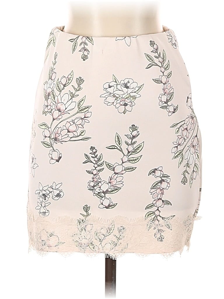 Pre-owned Streetwear Society Casual Skirt In White