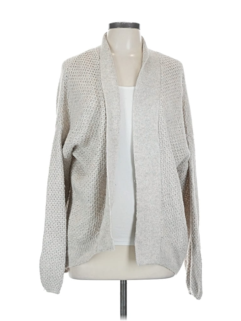 Pre-owned Able Cardigan Sweater In Silver