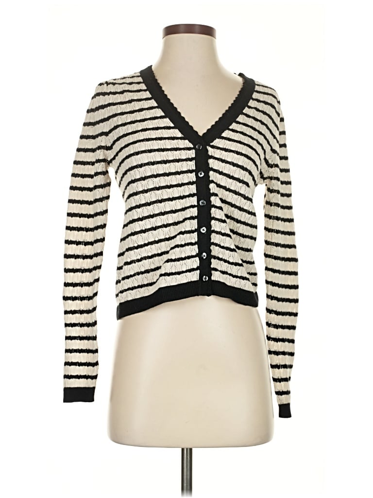 Pre-owned Old Navy Cardigan Sweater In White