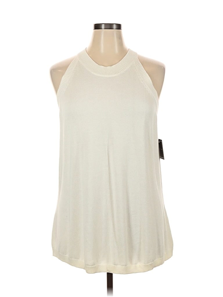 Assorted Brands Sleeveless Blouse In White