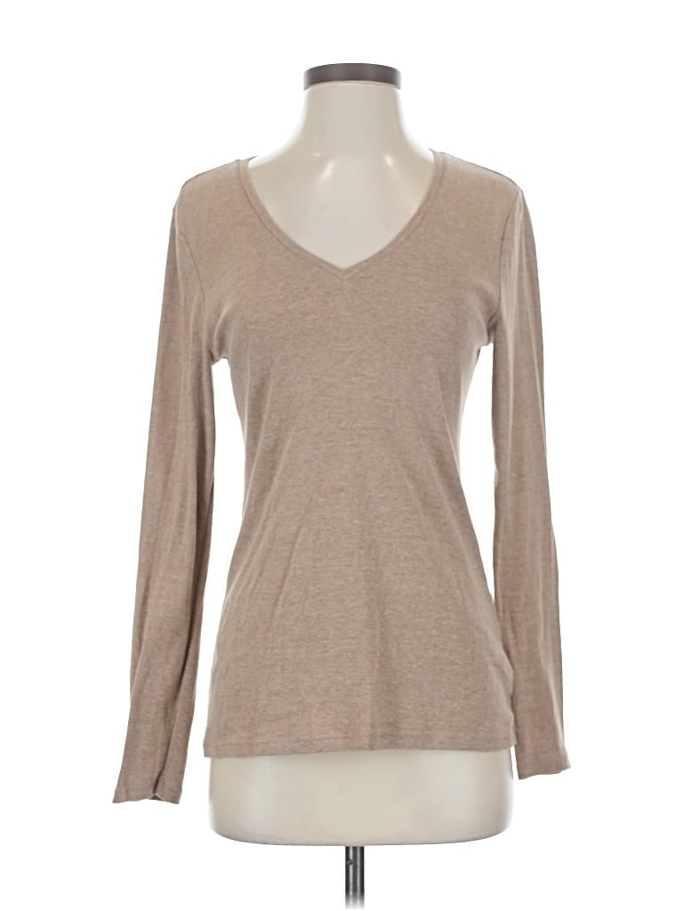 Pre-owned Unbranded Long Sleeve T-shirt In Brown