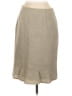 Chadwicks 100% Polyester Chevron-herringbone Tan Formal Skirt Size 8 - photo 2
