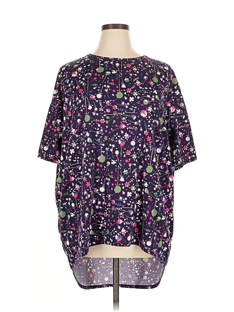 Pre-owned Lularoe Short Sleeve T-shirt In Purple