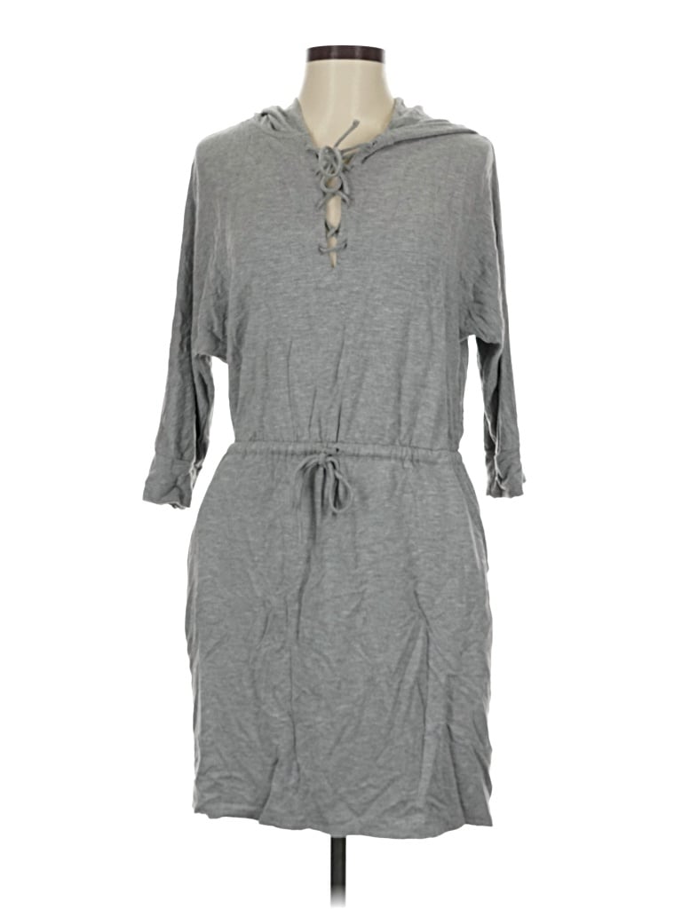 Pre-owned Bordeaux Casual Dress In Gray