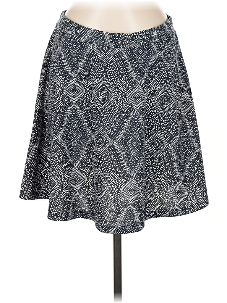 Pre-owned H&m Casual Skirt In Gray
